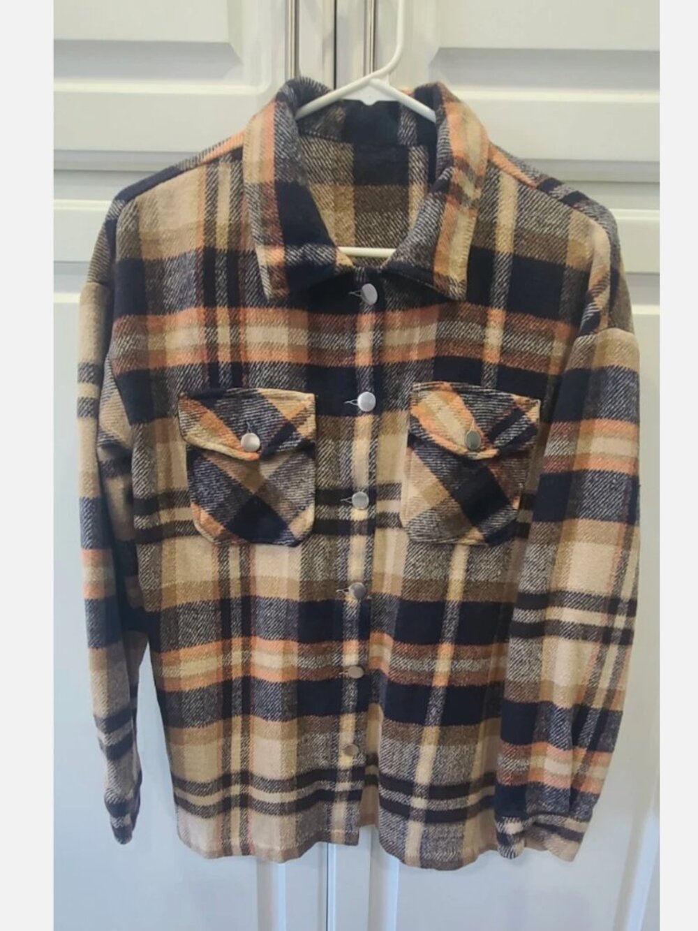 NWT Cozy Plaid Flannel Shacket - Size XL